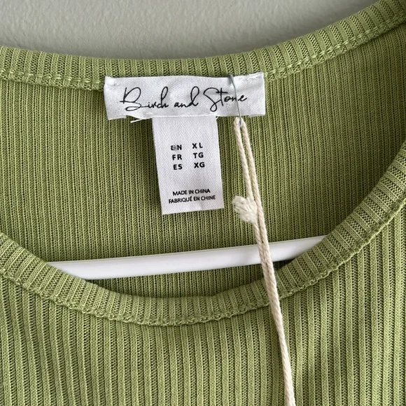 Birch and stone cropped top - Picture 2 of 3